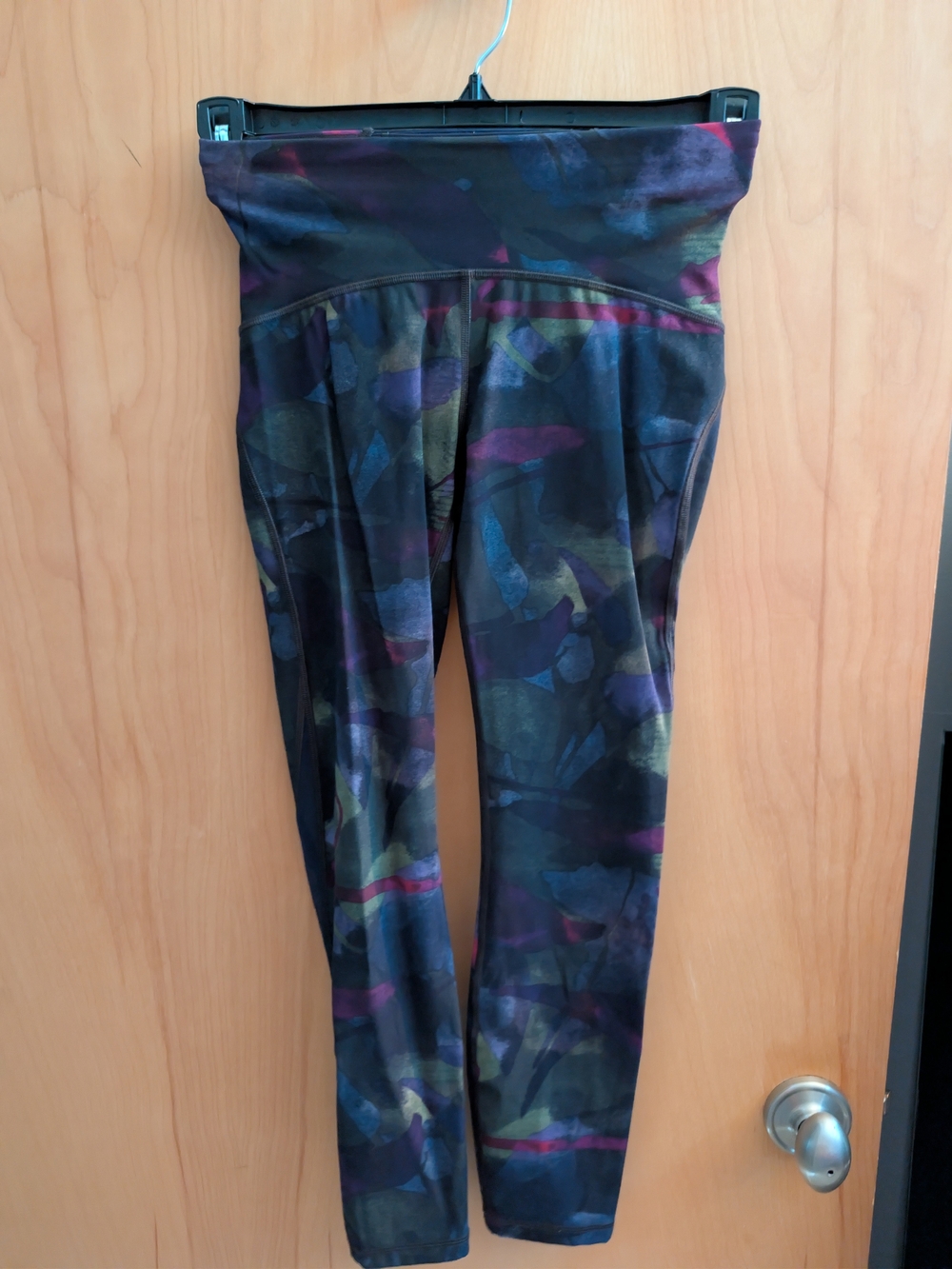 lululemon athletica Olive & Purple Camo-Print High-Rise Leggings